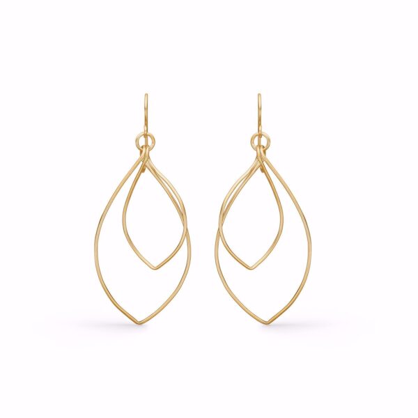 GEMMA øreringe forgyldt sølv - Seville Jewelry 11571/1