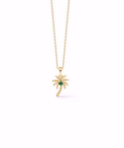 PALMA halskæde med palme vedhæng - Seville Jewelry 2045/3