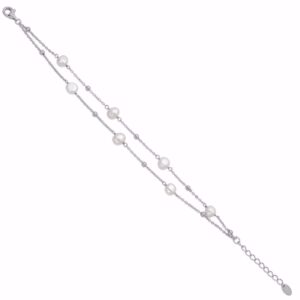 Seville PERLA dobbelt armbånd med perler - 81030