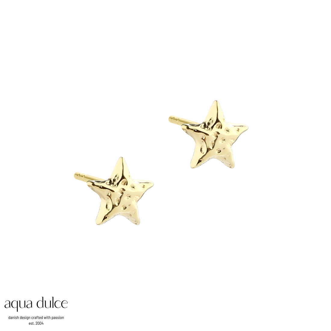 Aqua Dulce ASTRA STAR øreringe forgyldt 5912
