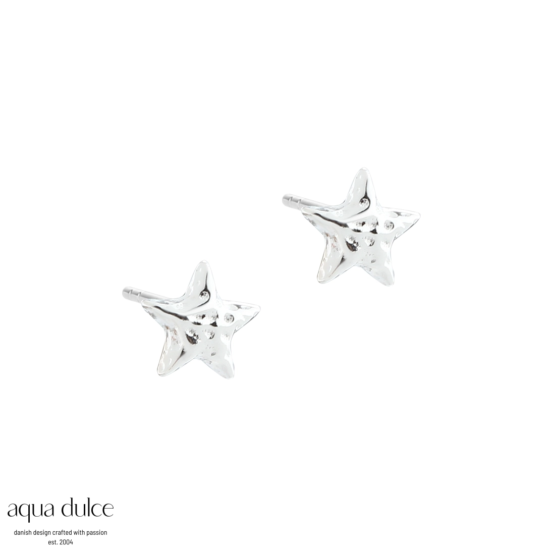 Aqua Dulce ASTRA STAR øreringe i sølv 5911