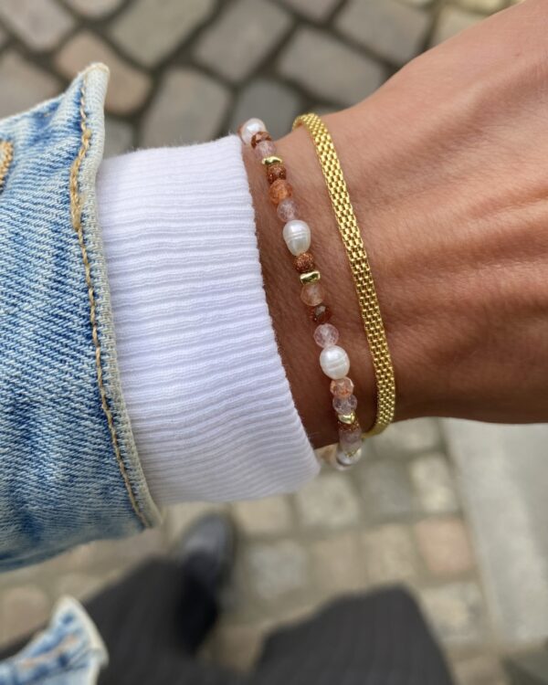Aqua Dulce FLATA armbånd forgyldt sølv 6276 - Image 2