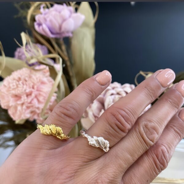 Aqua Dulce KOI ring i forgyldt sølv 5619 - Image 2