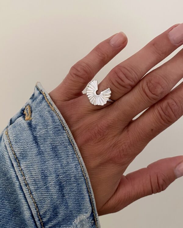 Selma vifte ring i sølv