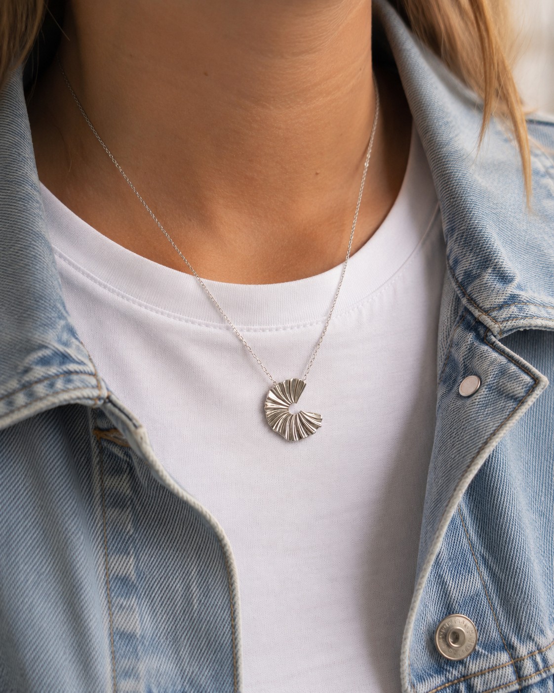 Selma halskæde i sølv - Seville Jewelry 2061/3 - Billede 2