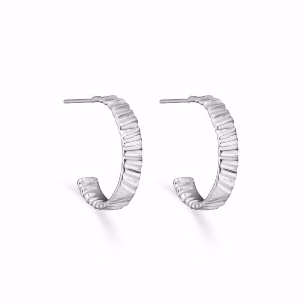 Selma hoops 20mm i sølv -11580