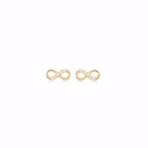Infinity ørestikker forgyldt sølv - 11585/F Guld & Sølv Design