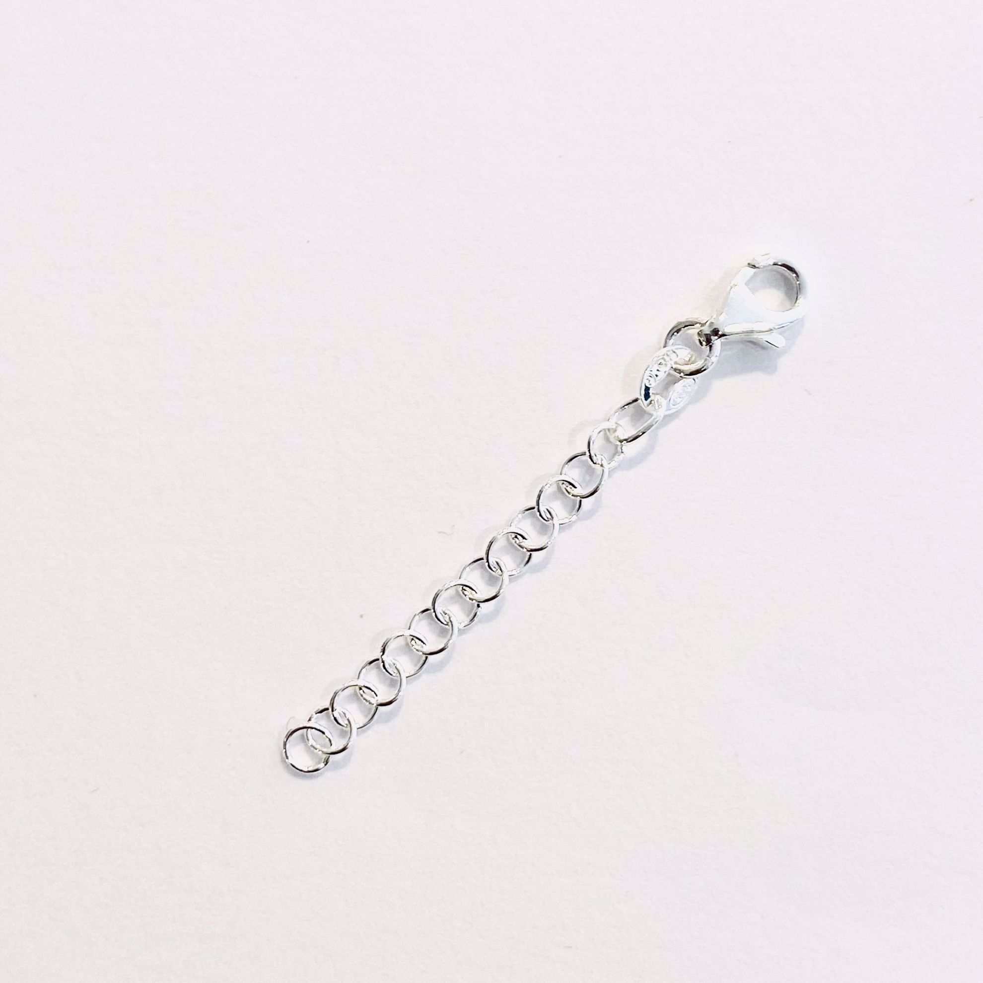 Forlængerkæde 5cm i sølv 81038