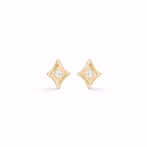 Små stjerne ørestikker forgyldt - 11590-F Guld & Sølv Design