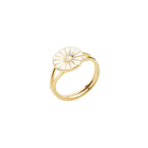 Lund Copenhagen marguerit ring forgyldt 11 mm 907011-M