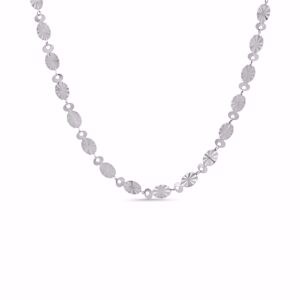 Plissé halskæde i stål - CO88 - 8CN-26480