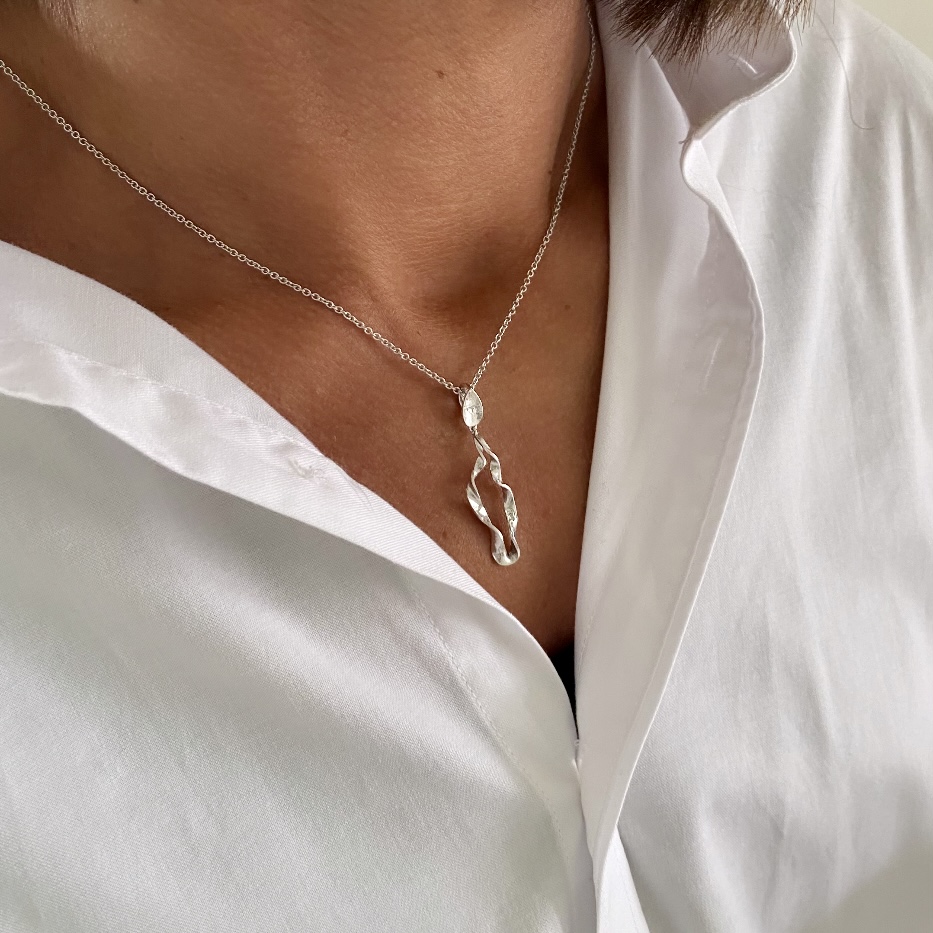 Carla halskæde i sølv - Seville Jewelry 2035/3 - Billede 2