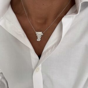 SOFIA rustik halskæde sølv - 2065/3