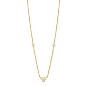 Spirit icons ALMA halskæde med klare zirkonia sten