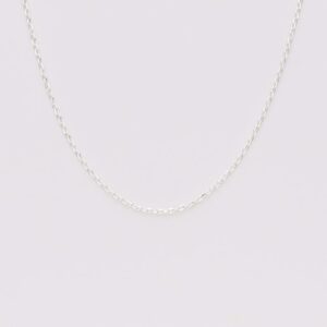 Anker facet kæde 0,35 mm sølv - Guld & Sølv Design 8864