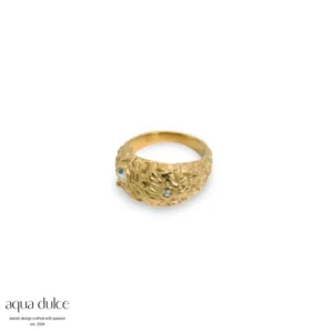 Crinkle Ring - Bay By Aqua Dulce