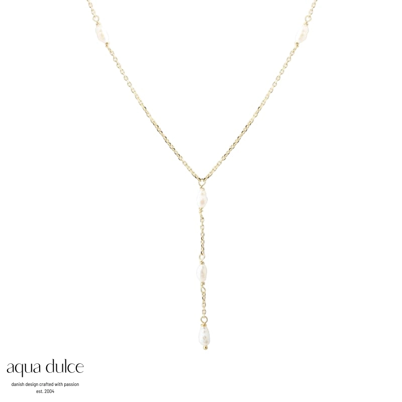 Lunella Perle halskæde - Aqua Dulce 6532