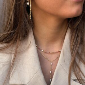 Lunella Perle halskæde - Aqua Dulce 6532