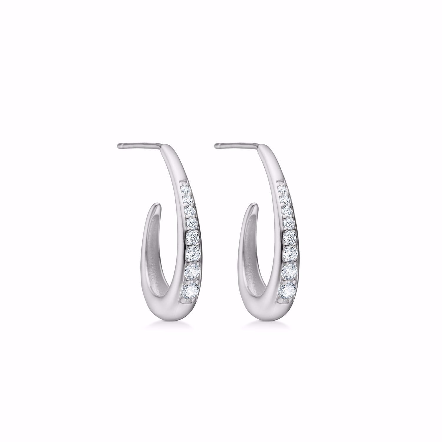 Seville Jewelry - Esme Big sølv øreringe