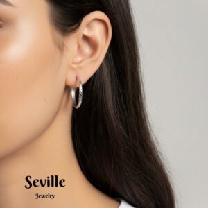 Seville Jewelry - Creoler i sølv