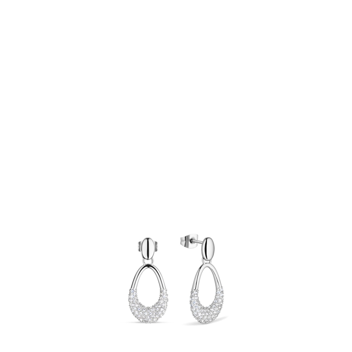 Bering Arctic Pavé dråbe øreringe 757-17-05