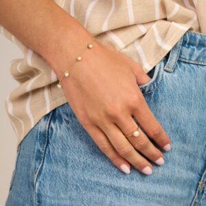 Spirit Icons Emily perle armbånd