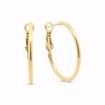 Klassiske hoops i rustfrit stål.