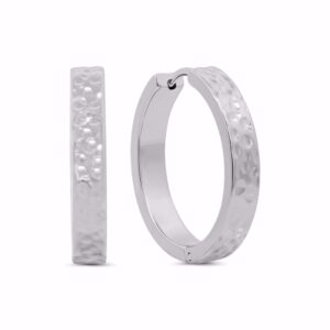 Hamrede hoops i rustfrit stål, 20 mm.