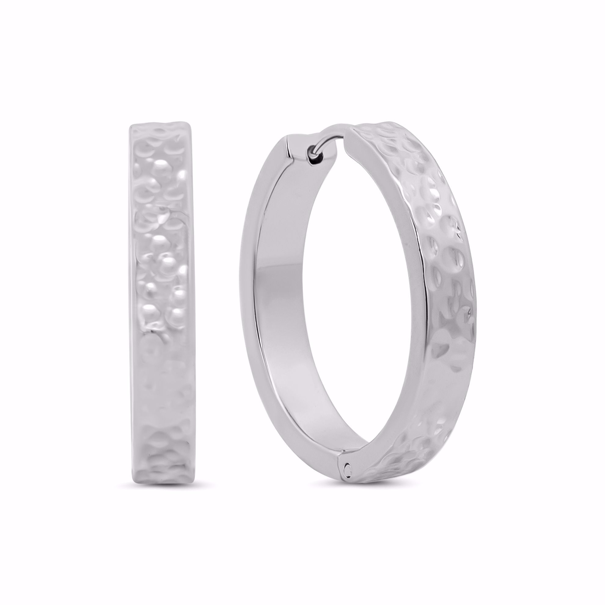 Hamrede hoops i rustfrit stål, 20 mm.