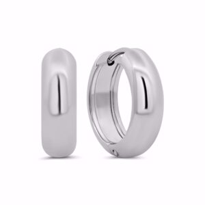 Blankpolerede huggies i rustfrit stål.