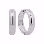 Blankpolerede hoops i rustfrit stål.