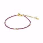 Armbånd med turmalin og perler fra CO88.