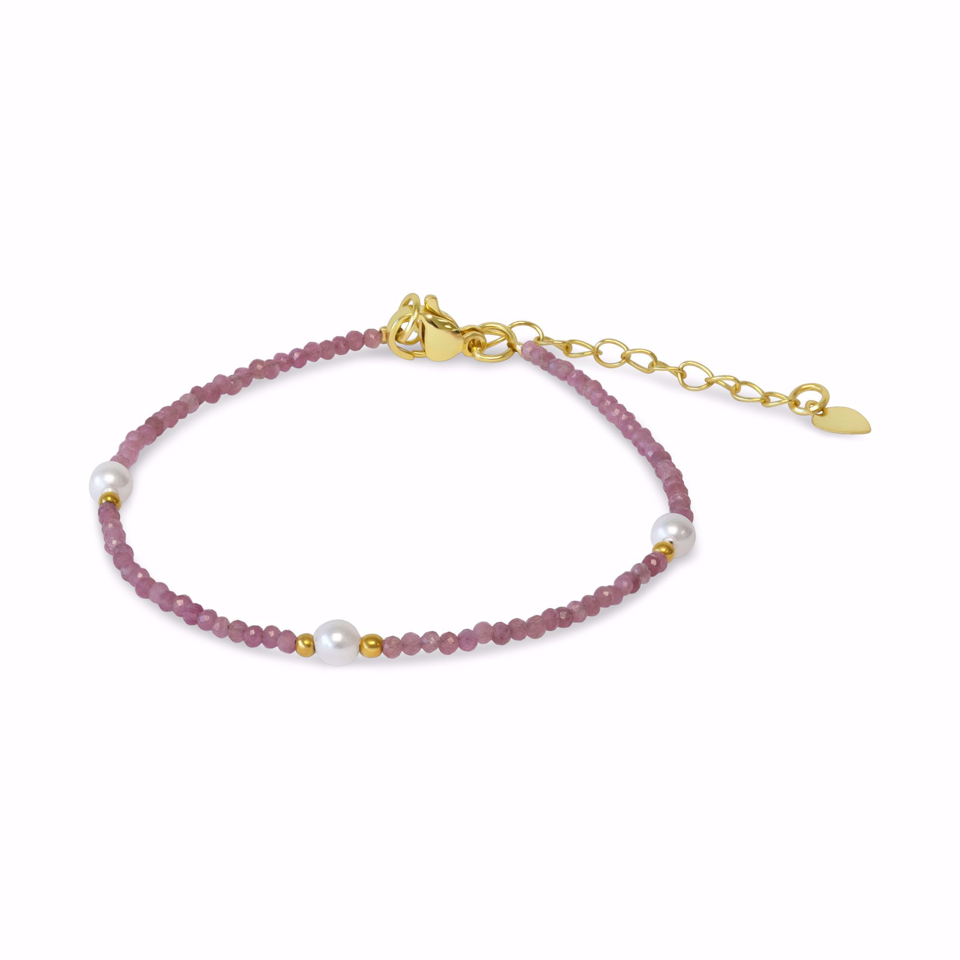 Armbånd med turmalin og perler fra CO88.