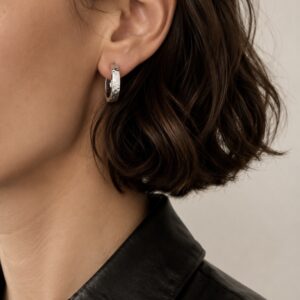 Hamrede hoops i rustfrit stål, 14 mm.