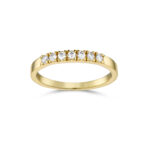 Forgyldt alliancering i 925 sterling sølv med klare zirkonia fra Guld & Sølv Design.