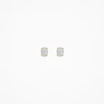 Øreringe i 14 kt guld med lab‑grown diamanter 2 x 0,15 ct fra Blush.