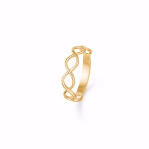 Guld & Sølv Design 8 karat guld ring 6356/08