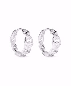 Bismark creoler i 925 sterling sølv 15 mm fra Guld & Sølv Design