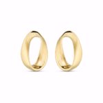 Skulpturelle ørestikker i 8 kt. guld fra Guld & Sølv Design