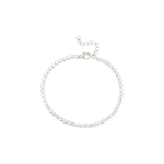 Aqua Dulce tennis armbånd i sølv med 2,5 mm klare zirkonia