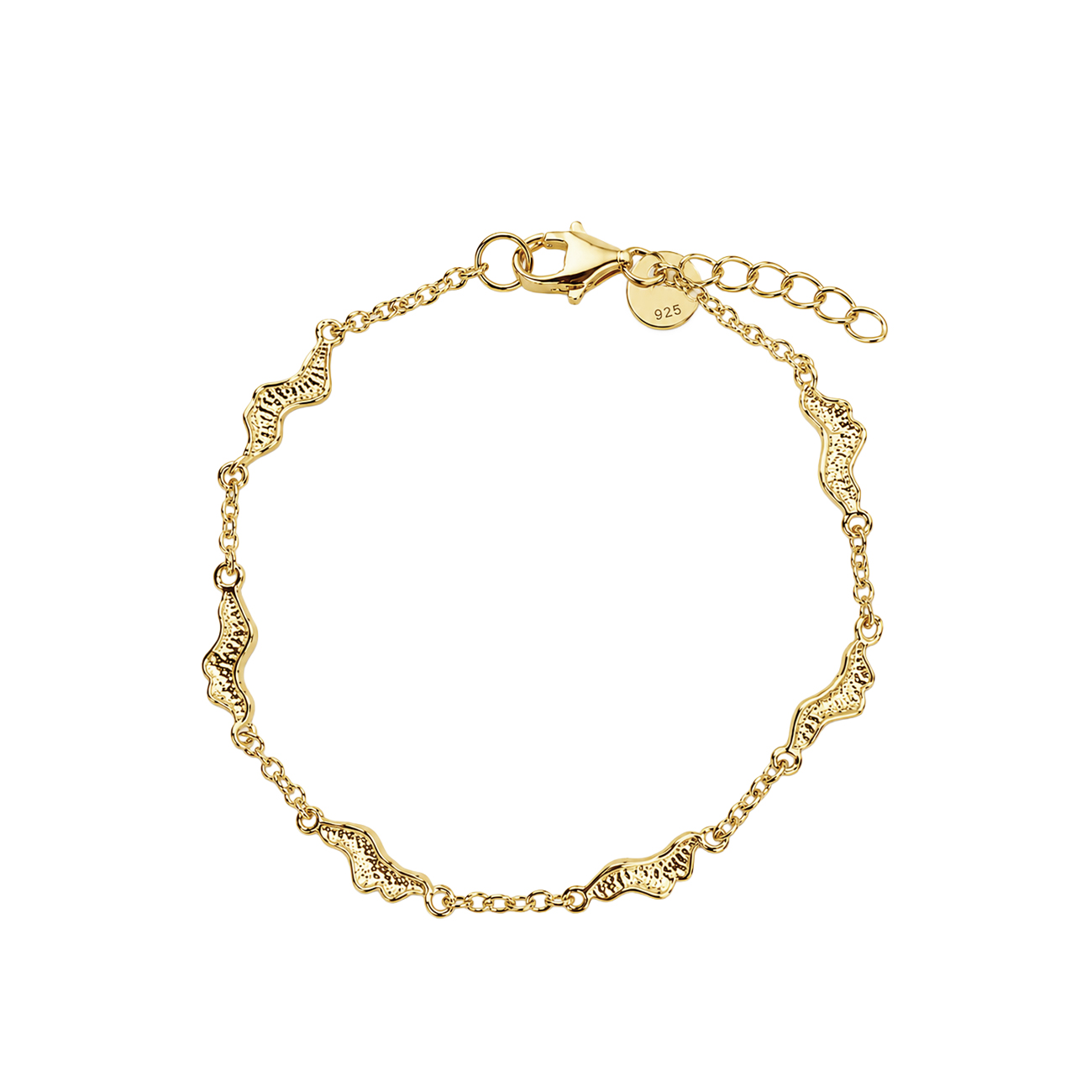 Tari armbånd i forgyldt 925 sterling sølv fra Aqua Dulce