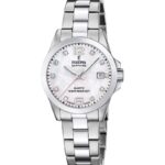 Festina dameur F20049/7 i stål med perlemorsskive