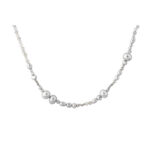 WHISPER PEARL halskæde i 925 sterling sølv med grå ferskvandsperler fra Aqua Dulce