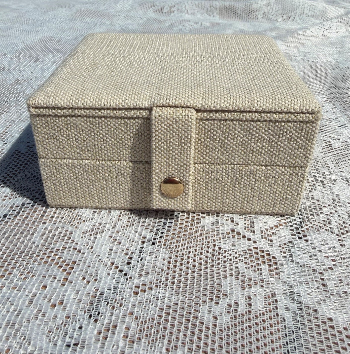 Smykkeskrin Medium Sand 12 x 10 cm – Aqua Dulce - Billede 4