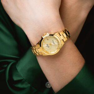 Festina dameur F20050/2 guldfarvet med safirglas og guldfarvet skive