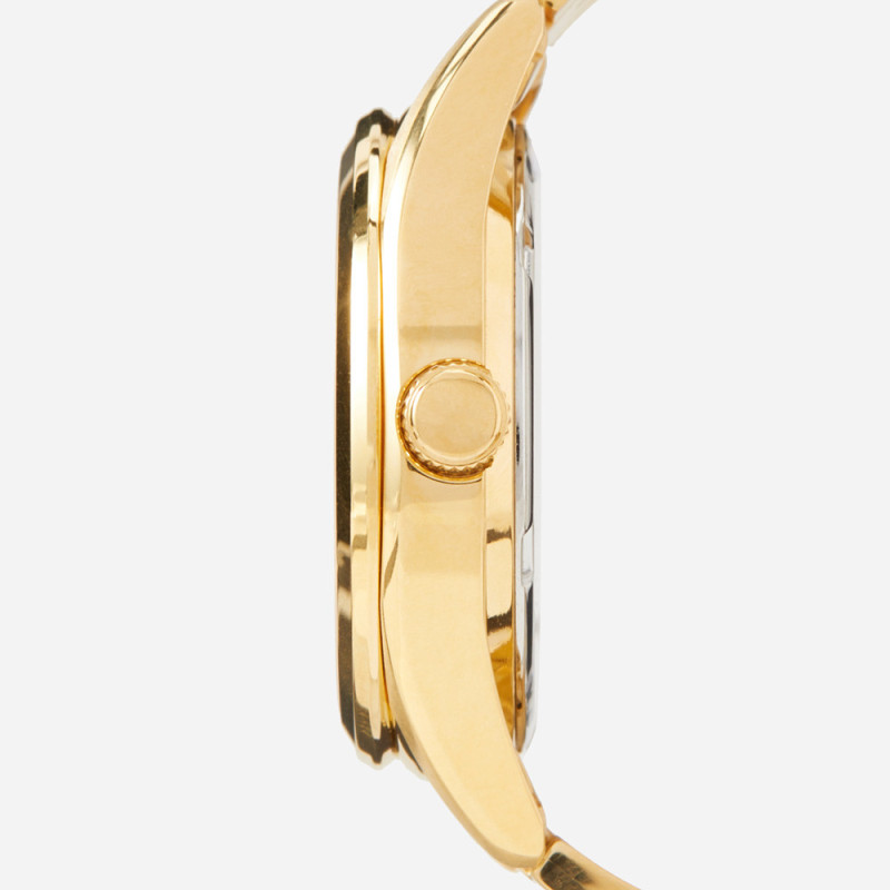 Seiko Classique dameur i guldfarvet stål med hvid urskive – SUR632P1 - Billede 3