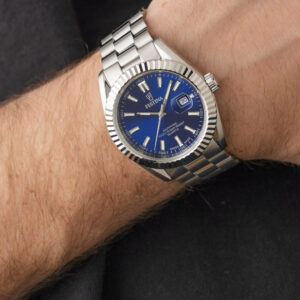 Festina herreur F20084/B i stål med blå skive