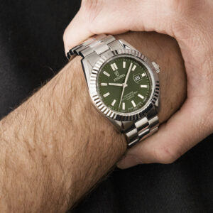 Festina herreur F20084/C i stål med grøn skive