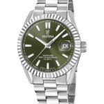 Festina herreur F20084/C i stål med grøn skive